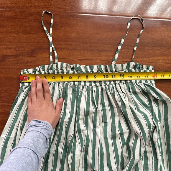 Poplin Ruffle A-Line Midi Dress - Picture 7 of 10